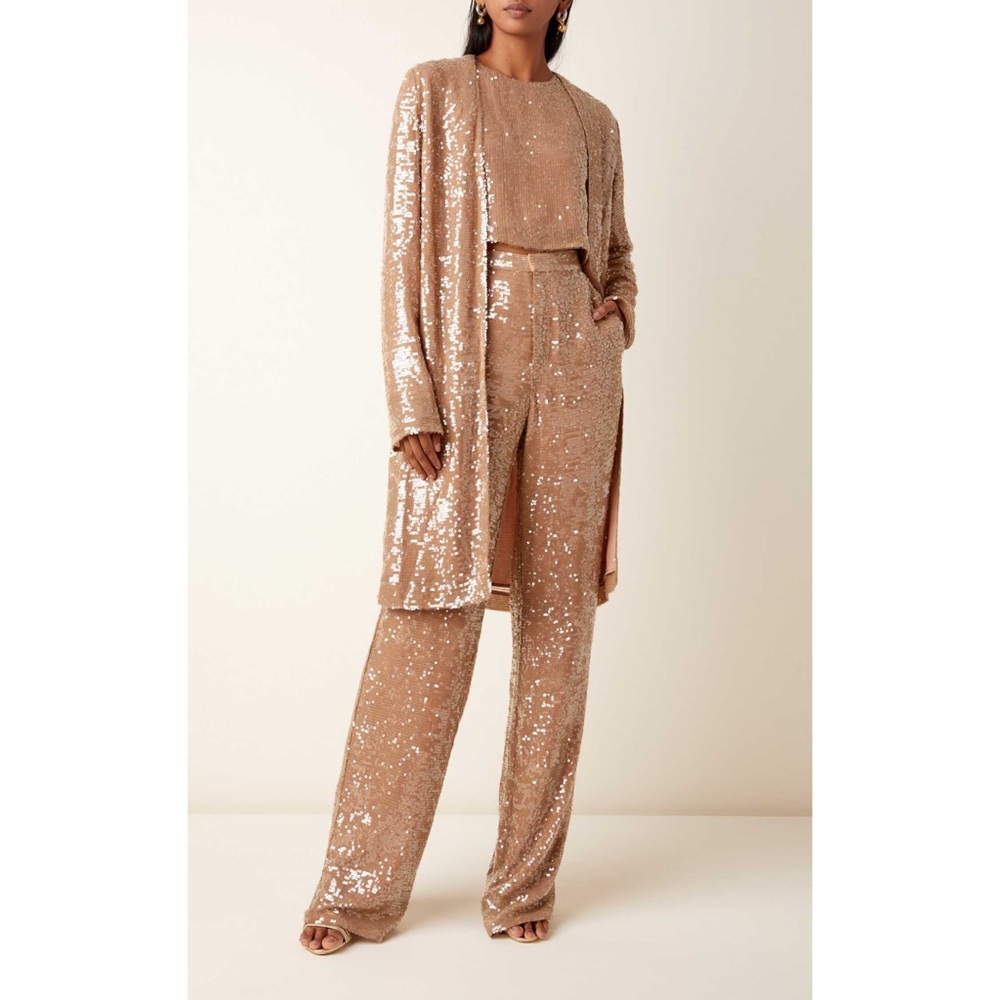 Sally Lapointe Sequin Duster Jacket - image 1